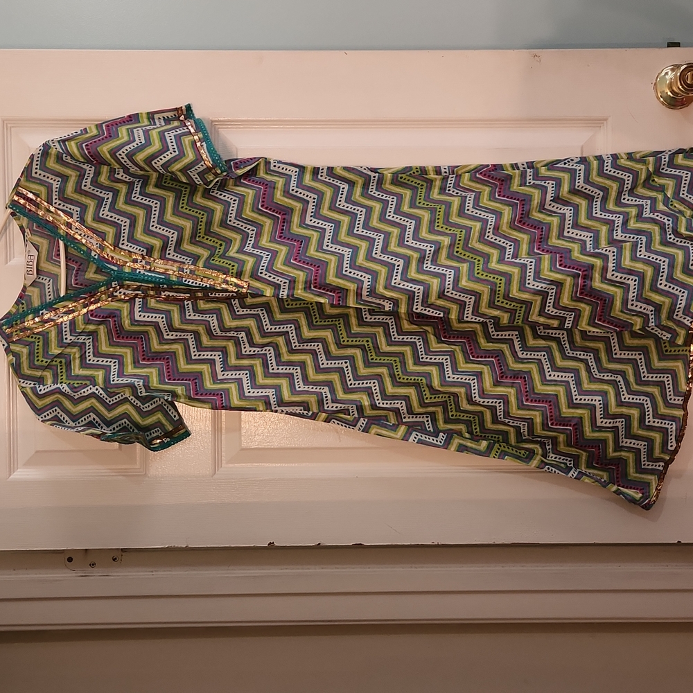 BIBA MULTI COLOR DRESS
